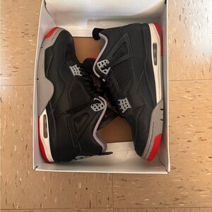 Men's Black and Red Sneakers